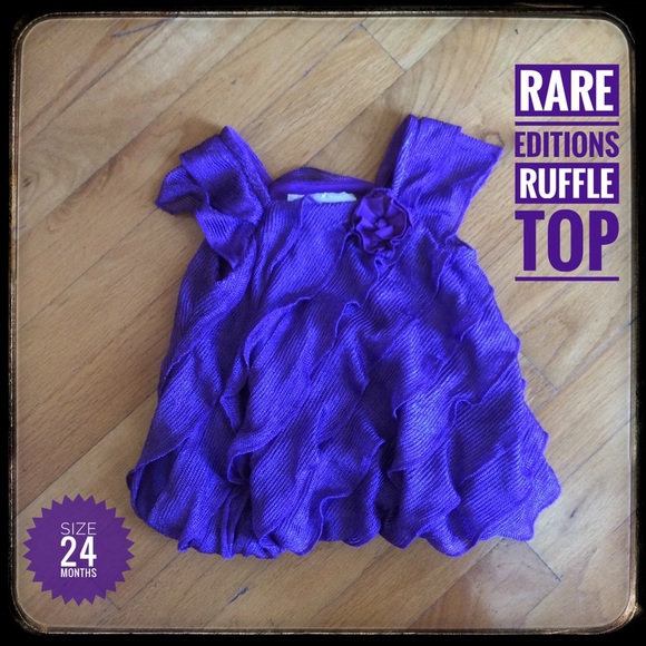 Rare Editions Other - ❤️3 for $15 ❤️Rare Editions Ruffled Bubble Top